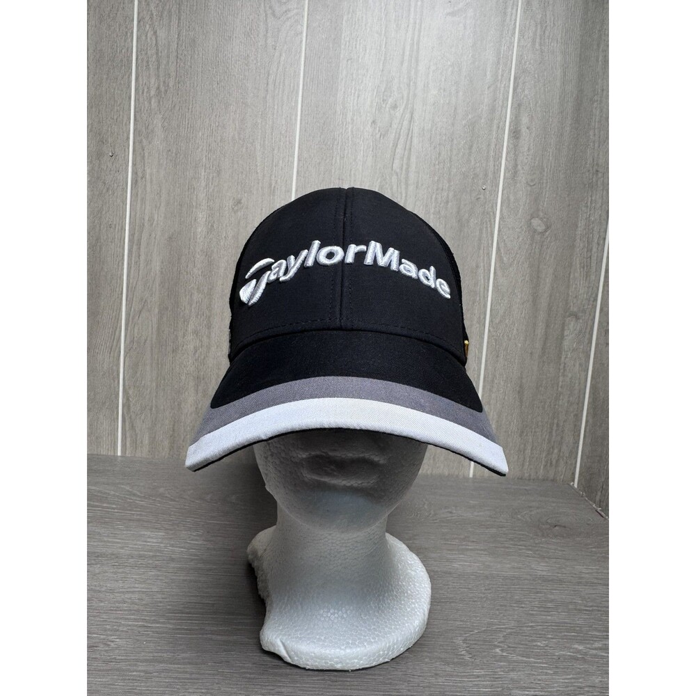 TaylorMade tmax 360 Performance Golf Hat Cap Black Grey White TP BALL B Flame
